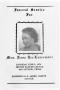 Thumbnail image of item number 1 in: '[Funeral Program for Rosa Lee Larremore, June 6, 1974]'.
