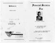 Thumbnail image of item number 3 in: '[Funeral Program for Matthew W. Lavalais, August 23, 1973]'.