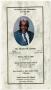 Pamphlet: [Funeral Program for Charles W. Lawson, May 13, 2003]