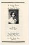 Primary view of [Funeral Program for Edna M. Linton, February 18, 1985]