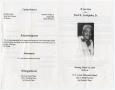 Thumbnail image of item number 3 in: '[Funeral Program for Fred A. Littlejohn, Jr., March 19, 1996]'.