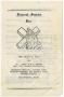 Primary view of [Funeral Program for Eliza R. Lott, October 10, 1973]