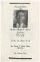 Primary view of [Funeral Program for Phillip E. Martin, July 24, 1985]