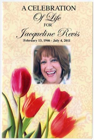 Primary view of object titled '[Funeral Program for Jacqueline Revis, 2011]'.