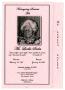 Thumbnail image of item number 1 in: '[Funeral Program for Luella Sailes, January 20, 2007]'.