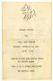 Primary view of [Funeral Program for Ovlyn Simmons, September 16, 1965]