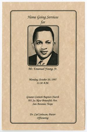 [Funeral Program for Emanuel Young, Jr., October 20, 1997]