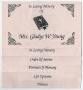 Pamphlet: [Funeral Program for Gladys W. Young, March 3, 1997]