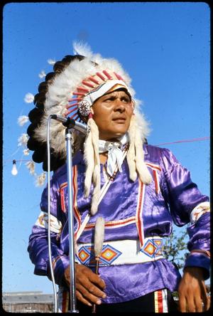 [Native American Wearing Traditional Garments]