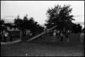 Photograph: [Man Participating in Scottish Caber Tossing]