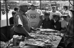 [Trapper Mike Deike at the 4th AnnualTexas Folklife Festival]