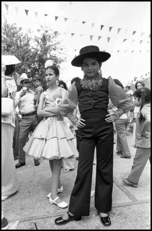 [Spanish Folk Dancers at the Texas Folklife Festival]