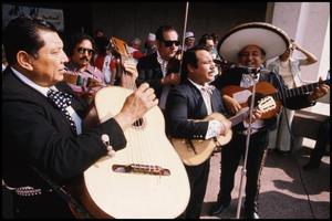 [Los Conquistadores Playing at the Texas Folklife Festival]