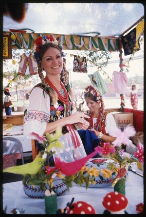 [Mary Marcinowski in Costume at the Texas Folklife Festival]