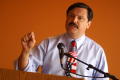 Thumbnail image of item number 1 in: '[Domingo Garcia speaking and gesturing with right hand]'.