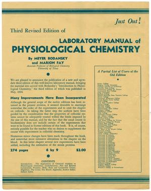 [Laboratory Manual Flyer]