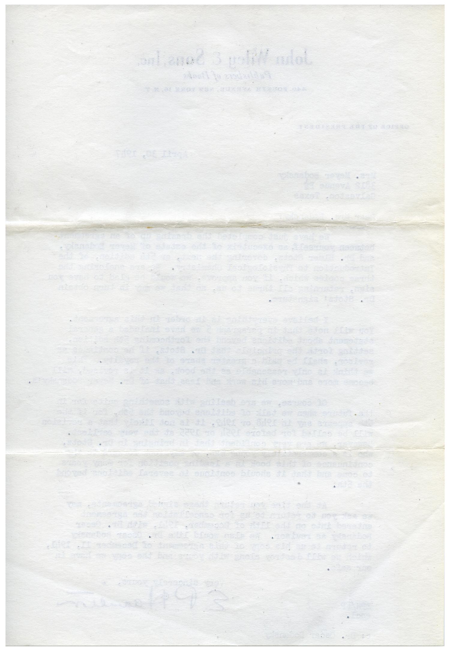 [Letter from E. P. Hamilton to Eleanor Bodansky - April 30, 1947]
                                                
                                                    [Sequence #]: 2 of 2
                                                