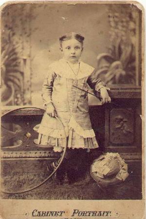 [Mamie George as a small child]