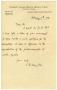 Primary view of [Letter from C. R. Hamilton to Dr. Meyer Bodansky - February 11, 1930]