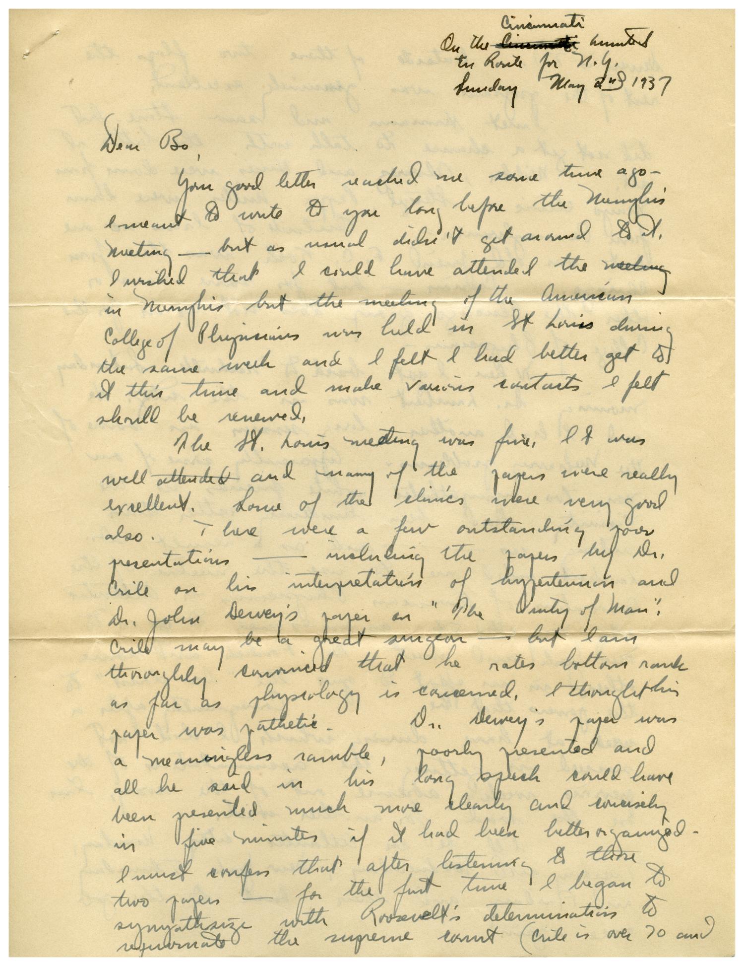 [Letter from Edward Turner to Dr. Meyer Bodansky - May 2, 1937]
                                                
                                                    [Sequence #]: 1 of 6
                                                