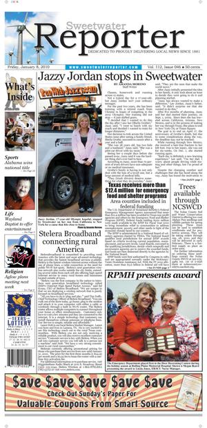 Sweetwater Reporter (Sweetwater, Tex.), Vol. 112, No. 046, Ed. 1 Friday, January 8, 2010