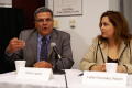 Primary view of [Carlos Ugarte speaking at a meeting]