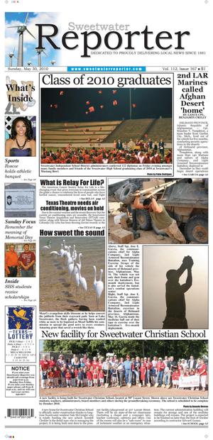 Sweetwater Reporter (Sweetwater, Tex.), Vol. 112, No. 167, Ed. 1 Sunday, May 30, 2010