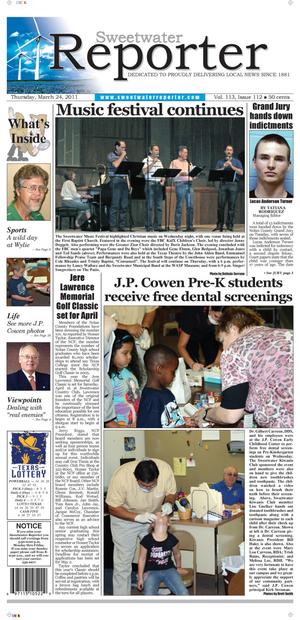 Sweetwater Reporter (Sweetwater, Tex.), Vol. 113, No. 112, Ed. 1 Thursday, March 24, 2011