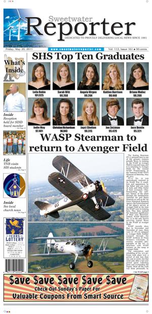Sweetwater Reporter (Sweetwater, Tex.), Vol. 113, No. 161, Ed. 11 Friday, May 20, 2011