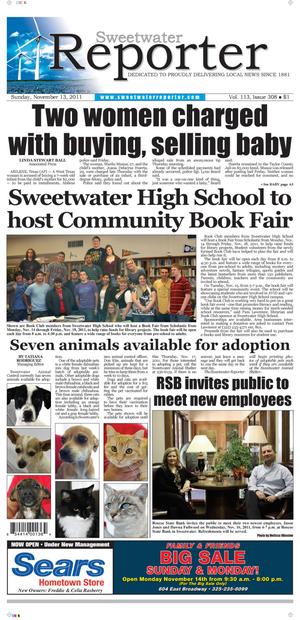Sweetwater Reporter (Sweetwater, Tex.), Vol. 113, No. 308, Ed. 1 Sunday, November 13, 2011