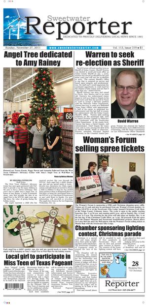 Sweetwater Reporter (Sweetwater, Tex.), Vol. 113, No. 318, Ed. 1 Sunday, November 27, 2011