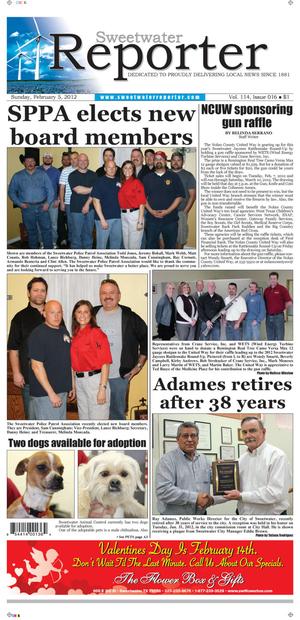Sweetwater Reporter (Sweetwater, Tex.), Vol. 114, No. 016, Ed. 1 Sunday, February 5, 2012