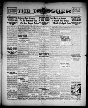 Primary view of object titled 'The Thresher (Houston, Tex.), Vol. 14, No. 19, Ed. 1 Friday, March 1, 1929'.