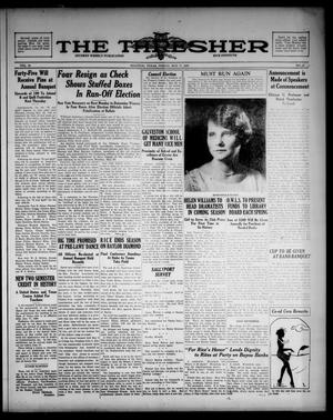 The Thresher (Houston, Tex.), Vol. 14, No. 30, Ed. 1 Friday, May 17, 1929