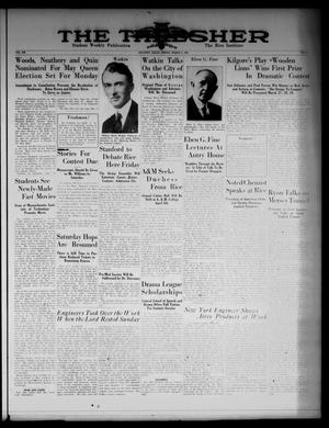 The Thresher (Houston, Tex.), Vol. 20, No. 21, Ed. 1 Friday, March 8, 1935