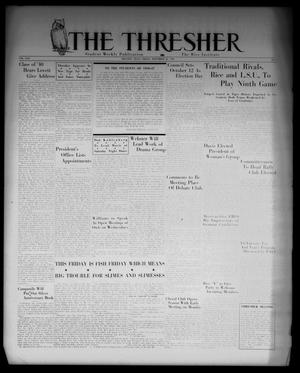 The Thresher (Houston, Tex.), Vol. 22, No. 1, Ed. 1 Friday, September 25, 1936
