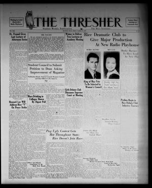 The Thresher (Houston, Tex.), Vol. 22, No. 21, Ed. 1 Friday, March 19, 1937