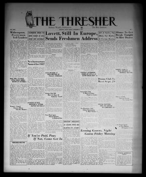 The Thresher (Houston, Tex.), Vol. 23, No. 1, Ed. 1 Friday, September 24, 1937