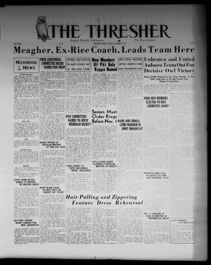 The Thresher (Houston, Tex.), Vol. 23, No. 6, Ed. 1 Friday, October 29, 1937