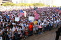 Photograph: [Large Crowd of Immigration Protesters in Downtown Dallas]