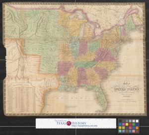 Primary view of object titled 'Map of the United States constructed from the latest authorities.'.
