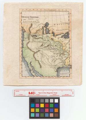 Primary view of object titled 'Missouri Territory formerly Louisiana.'.
