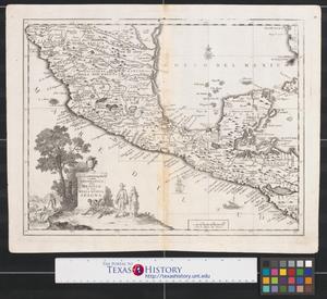Primary view of object titled 'Carta geografica del Messico: o sia della Nuova Spagna.'.