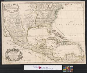 Primary view of object titled 'Carte du Mexique et des Etats Unis d'Amérique : partie méridionale.'.