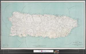 Outline map of Puerto Rico.