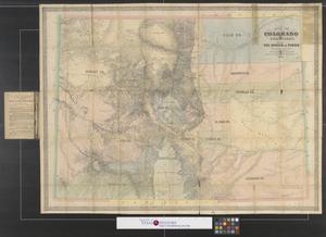 Map of Colorado Territory, shewing [sic.] the system of parks.