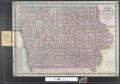 Thumbnail image of item number 1 in: 'Colton's sectional map of the state of Iowa : compiled from the U.S. surveys & other authentic sources : exhibiting the sections, fractional sections, counties, cities, towns, villages, post offices, railroads & other internal improvements.'.
