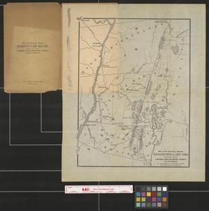 Map of the boundary between Massachusetts & New York : showing the ancient colonial and provincial grants and settlements.