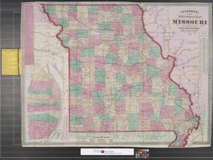 Watson's new sectional map of Missouri, 1871.