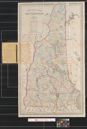 Primary view of object titled 'Township map of New Hampshire.'.
